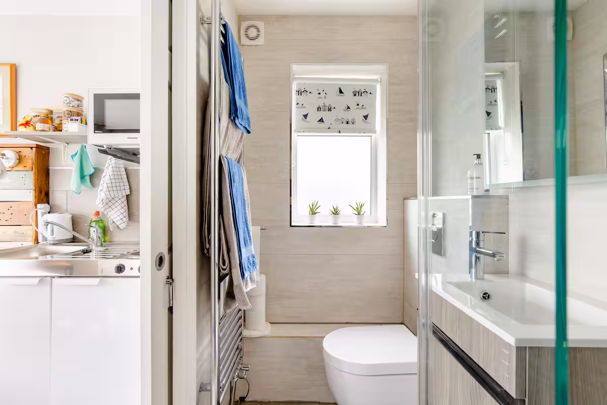 Arlington shower room view 2