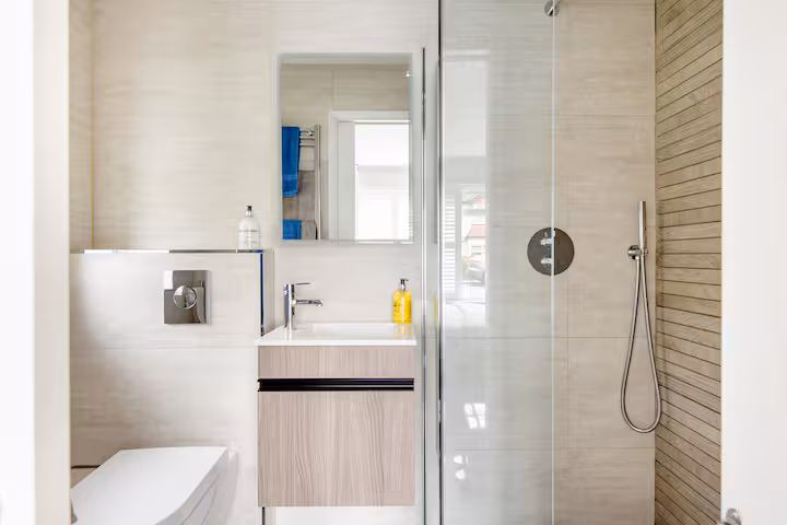 Arlington shower room view 3